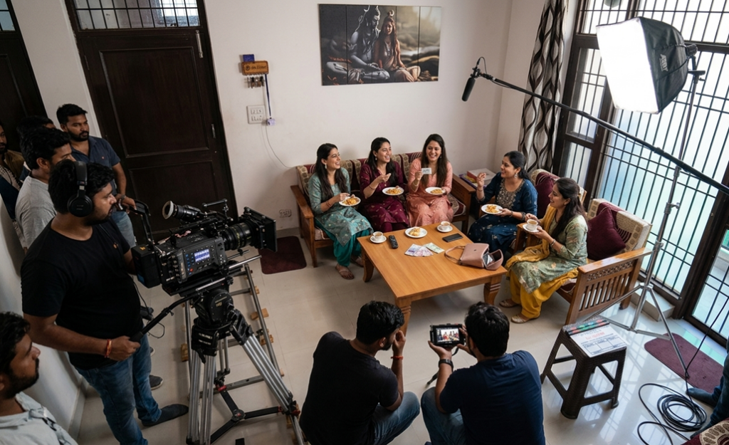 Turn your drawing room as source of earning for filming