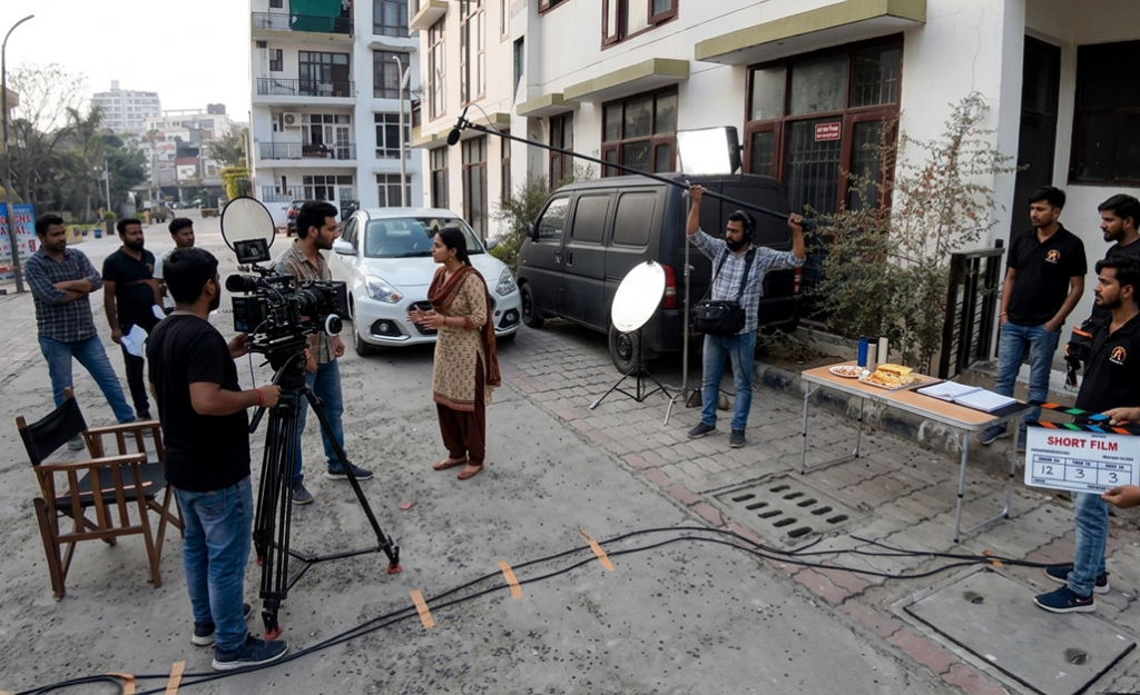 Turn your parking area as source of earning for filming